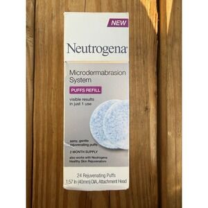 Neutrogena Microdermabrasion System Puffs Refill 24 Rejuvenating Attachment Head